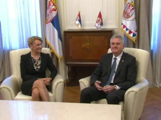 Predsednik Srbije Tomislav Nikolić sastao se sa generalnom direktorkom ``Filip Morisa``