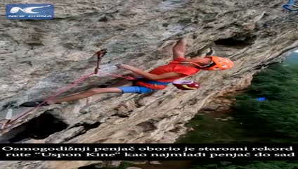 Osmogodišnjak oborio rekord u sportskom penjanju (VIDEO)
