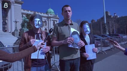 Inicijativni odbor studenata uputio Skupštini zahtev za opoziv Vučića (FOTO/VIDEO)